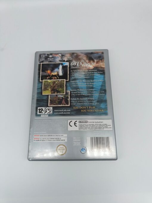 medal of honor rising sun gamecube achterkant