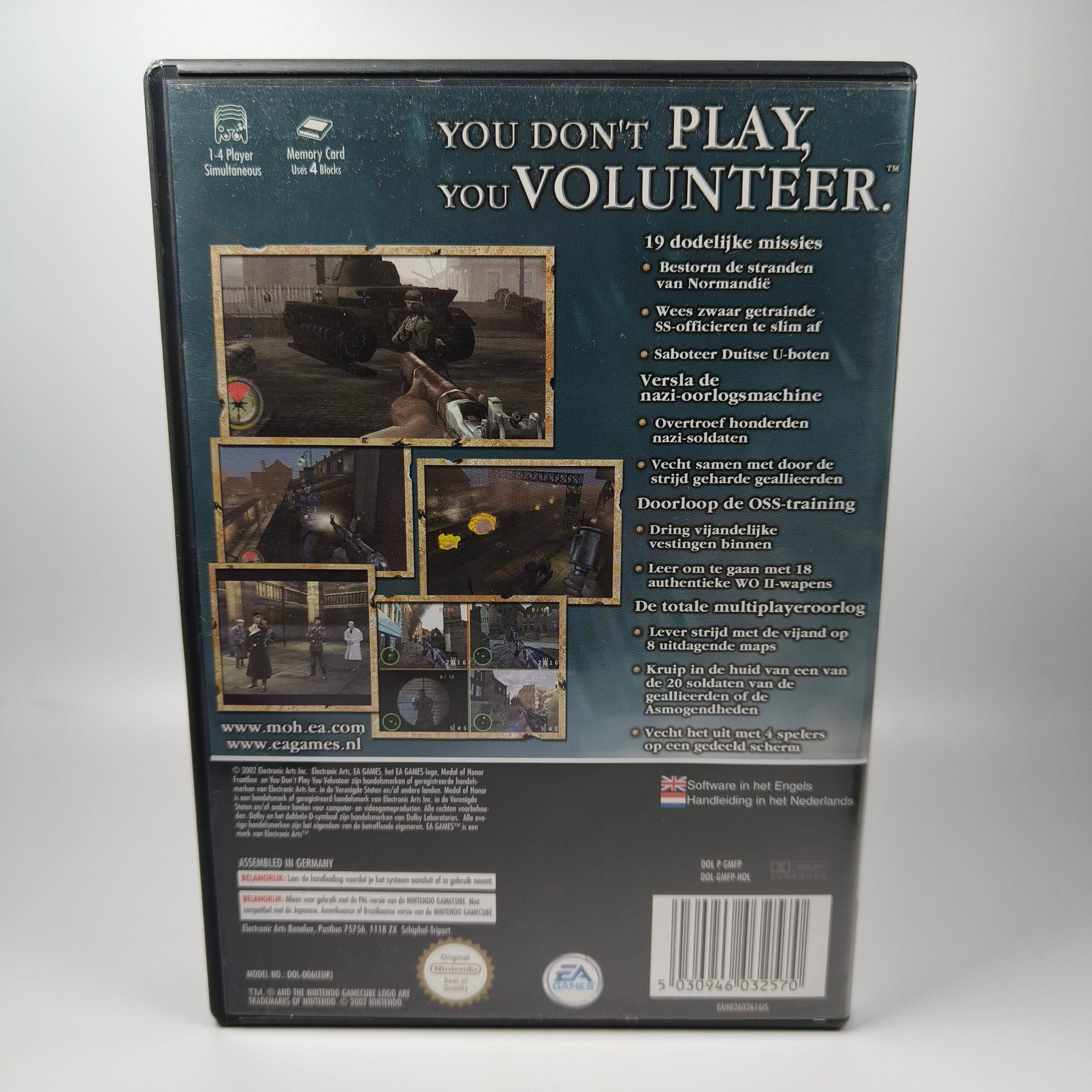 medal of honor frontline gamecube
