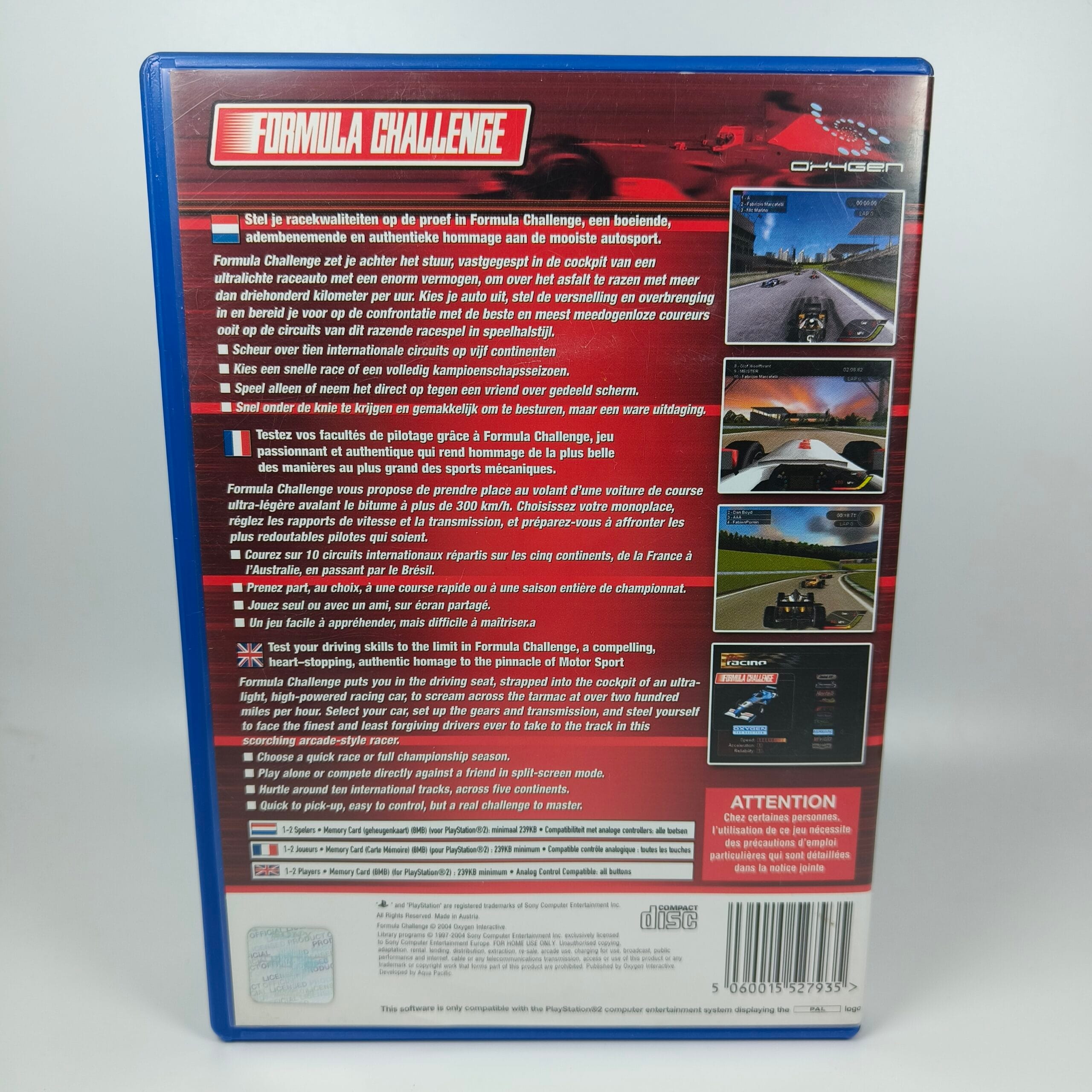 Formula Challenge ps2