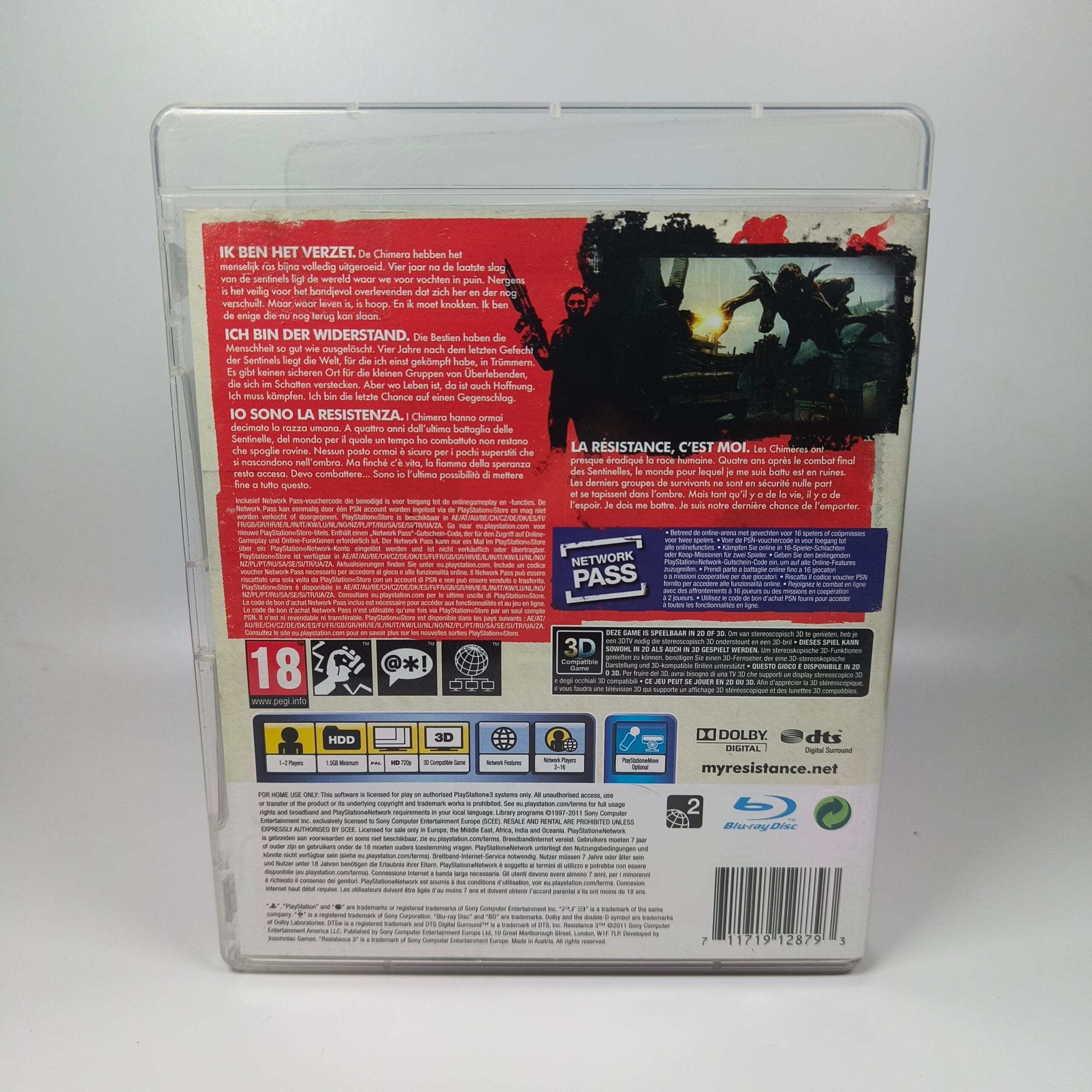 Resistance 3 Ps3 kopen