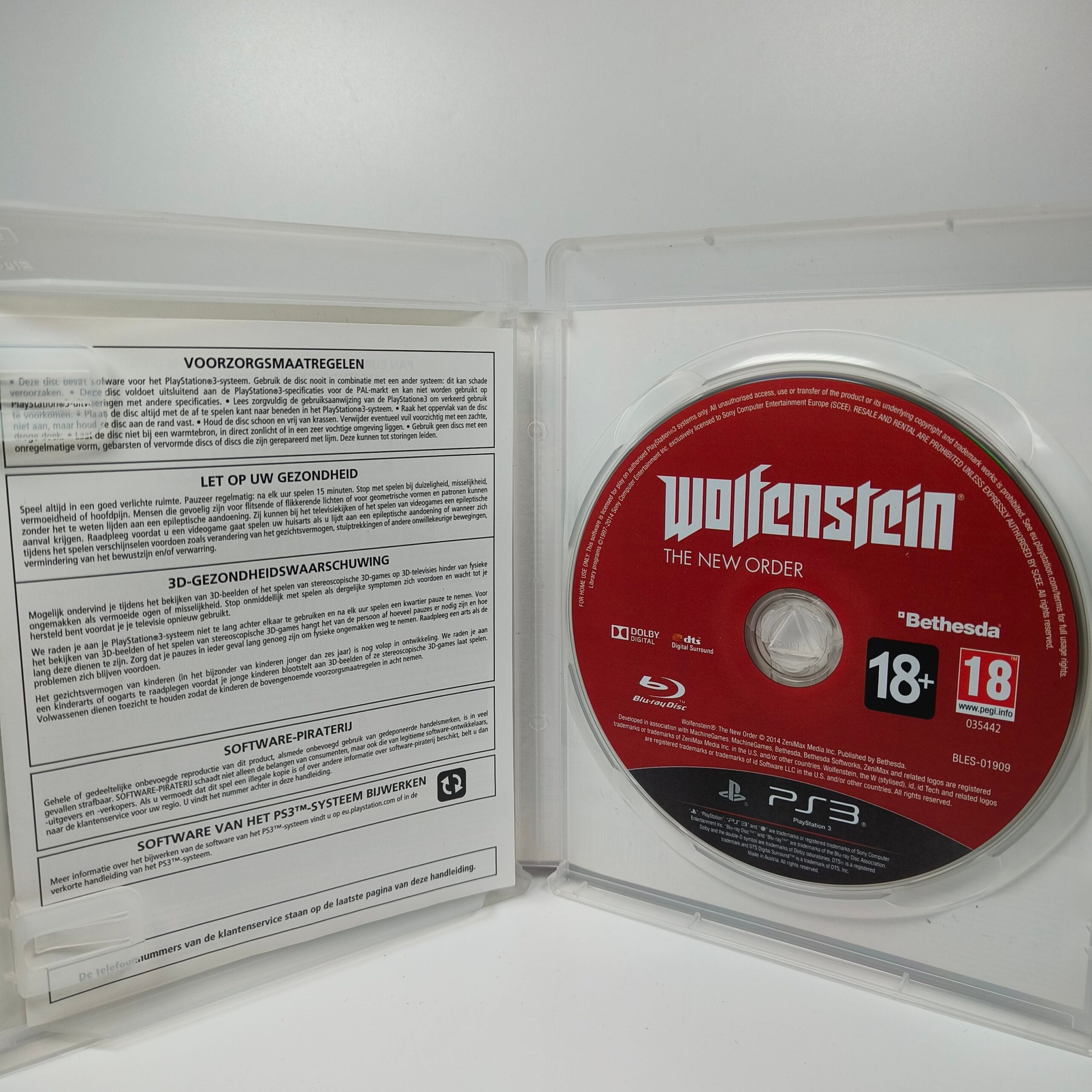 Wolfenstein: The New Order Ps3 kopen