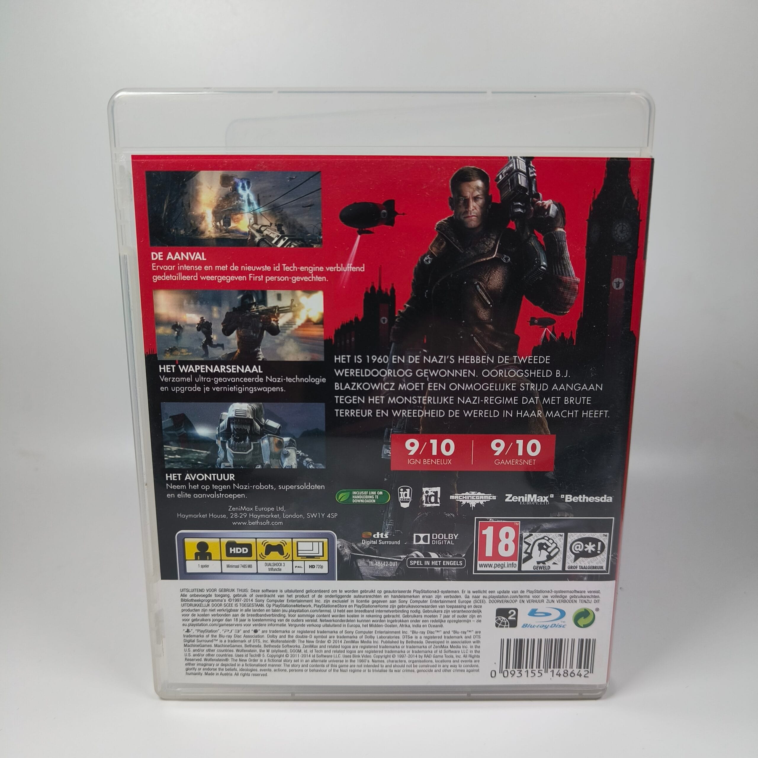 Wolfenstein: The New Order Ps3 kopen
