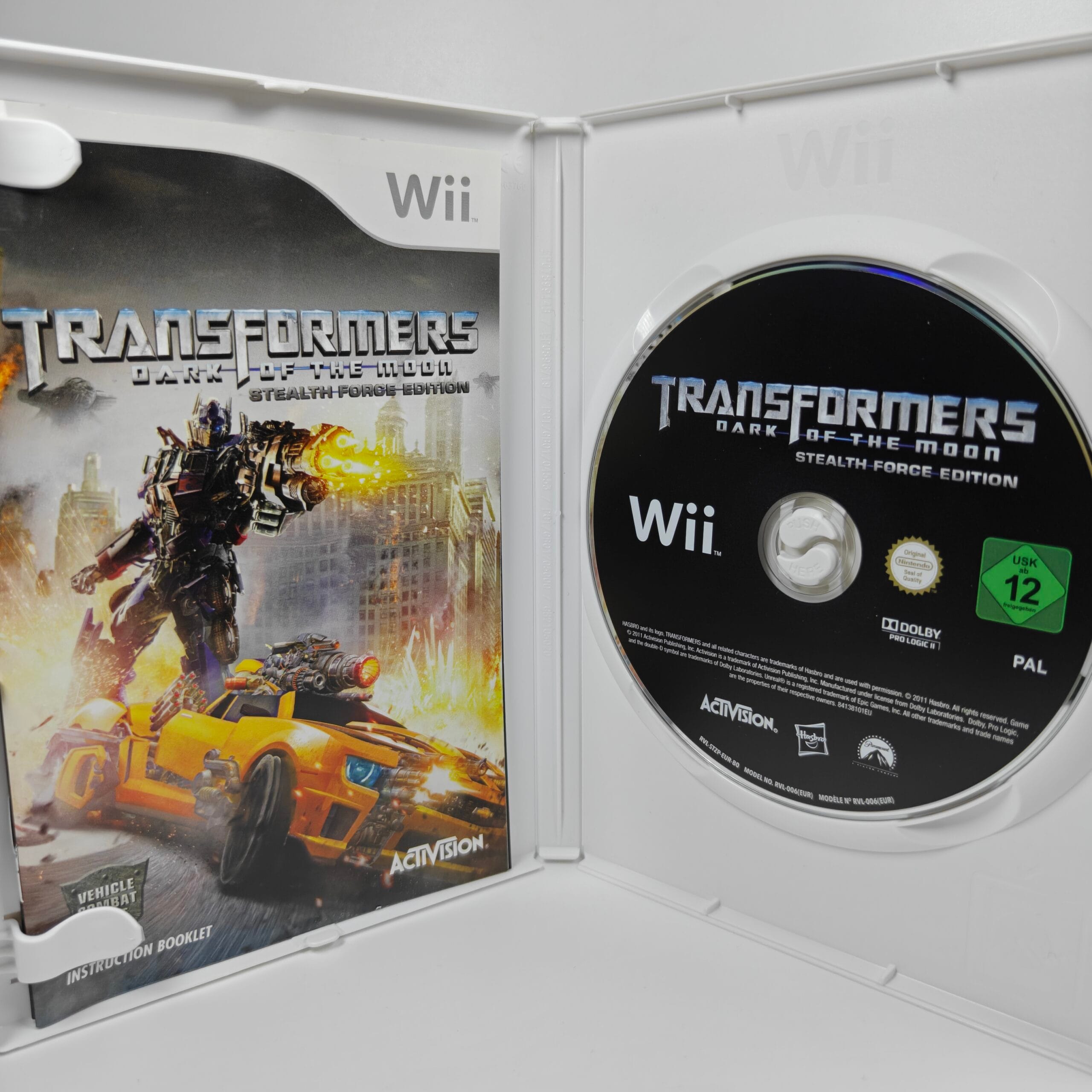 Transformers: Dark of the Moon Wii binnenkant kopen