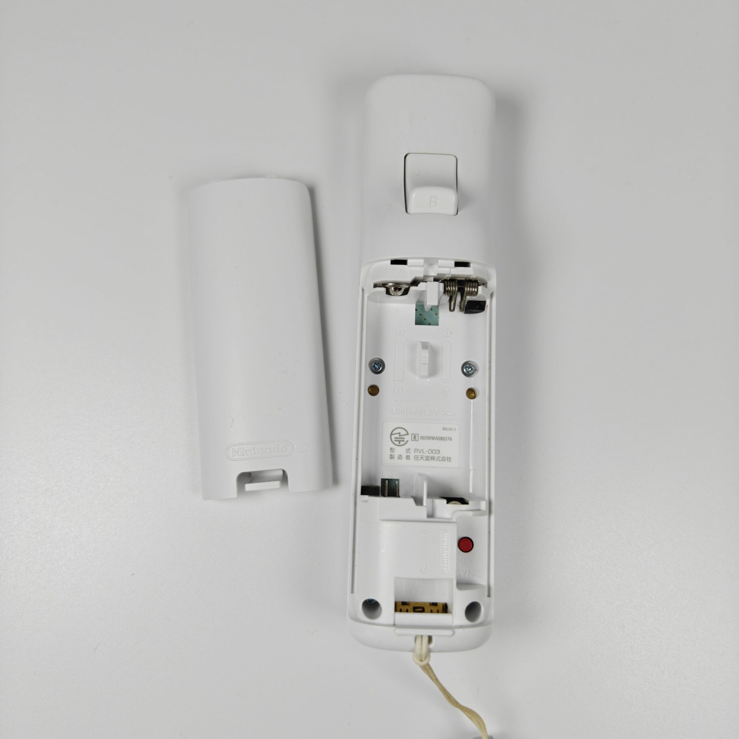 Wii-afstandsbediening Wit kopen achterkant